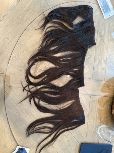 Bellami Professional Volume Weft 20” Mochachino Brown/Dark Brown - Picture 4 of 6