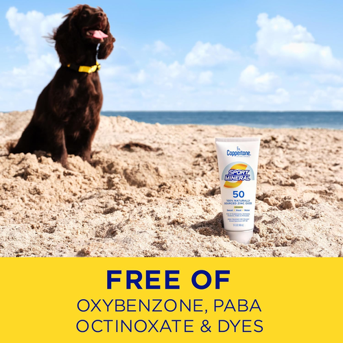 Sport Mineral Sunscreen Lotion SPF 50, Water Resistant Sunscreen with Zinc Oxide - Picture 8 of 11