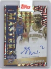 Shai Gilgeous-Alexander 2025-26 Finest Masters Auto Red/Black Geo Ref /10 Sealed