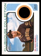 2022  Topps Heritage Blake Snell Clubhouse Collection GAME USED Patch
