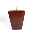 5" Tapered Sofa/ Chair/ Ottoman/Cabinet/Bed Wood Furniture Leg Walnut - Set of 4