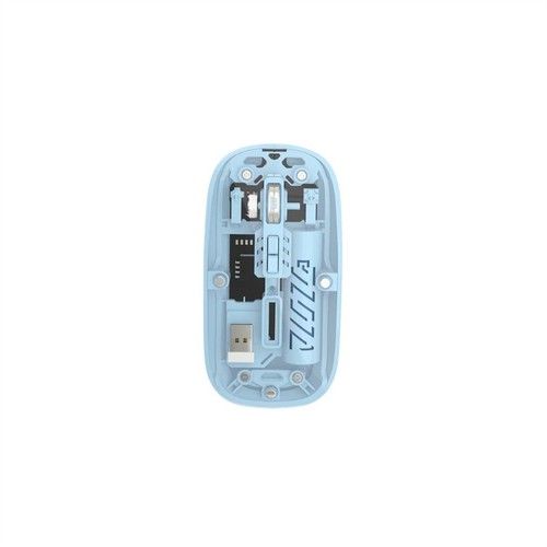 Transparent Mouse Dual Mode 2.4G Bluetooth Rechargeable Mouse Noiseless Cordl CJ - Bild 9 von 21
