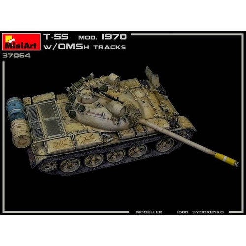 Modello Di Carro Armato T-55 Mod. 1970 Con Cingoli Omsh |MINIART|37064| 1:35 - Foto 3 di 19