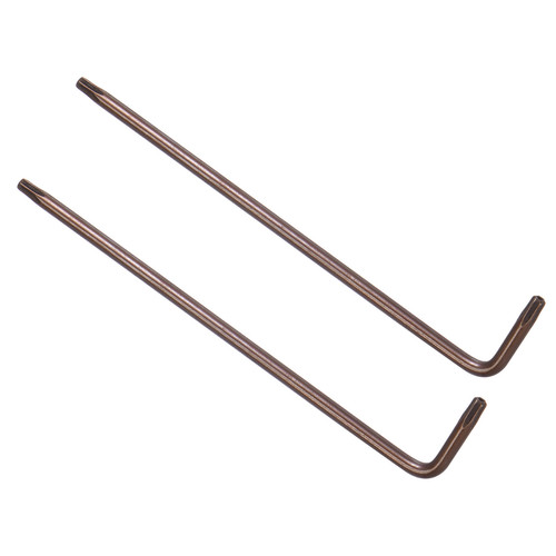 2pcs Tamper Proof Torx Key T10 L-Shape Star Wrench for Auto Maintenance - Picture 1 of 5