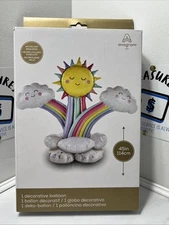 Anagram Balloon Foil Sun Rainbow Clouds 45 in Tall No Helium Required New in Box