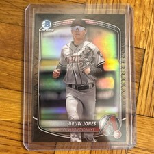 2025 Bowman - Chrome Prospects Druw Jones #BCP-138 Reptilian Refractor (RC)