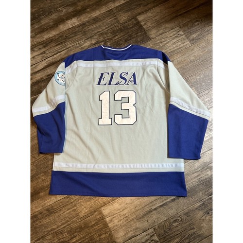 Disney Frozen Hockey Jersey Adult 2XL Elsa Arendelle Embroidered - Picture 4 of 4