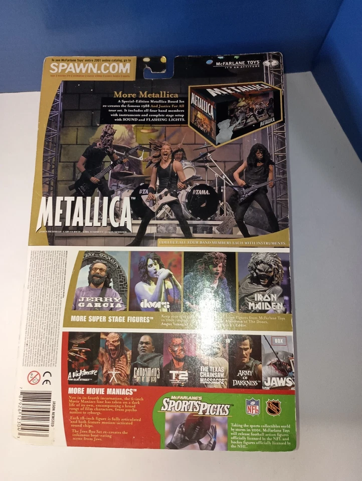 Metallica Harvesters of Sorrow Jason Newsted figure 2001 McFarlane Toys NEW - Image 2 of 2