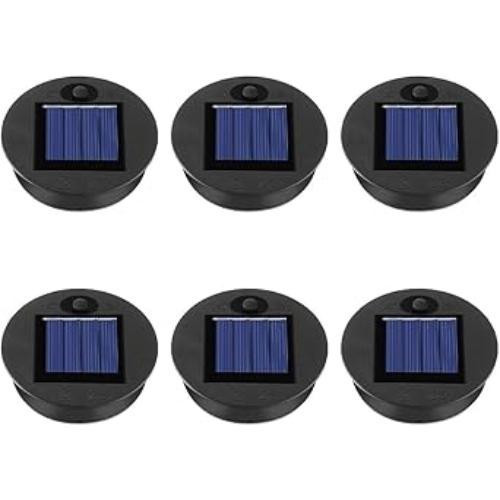 Gobesty 6 Stück Solarpanel Ersatz Top für Außenlaternen, 7 cm 1,2 V 600 mAh - Bild 2 von 8