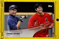 Shohei Ohtani SP Ichiro 2019 Topps On Demand Legacy Rookie 22HR 2018 Season /893