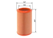 Bosch 1 457 433 791 Luftfilter für ALFA ROMEO LANCIA