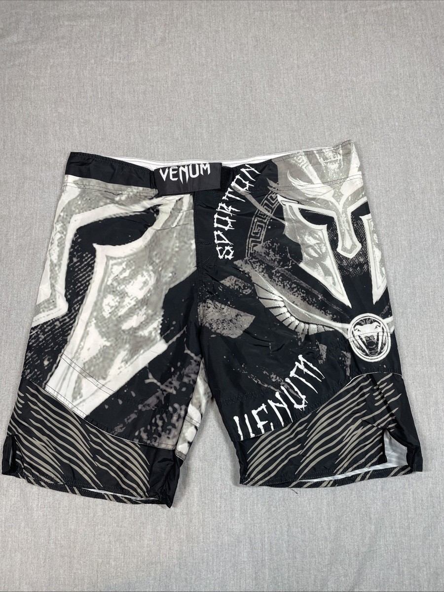 Venum Gladiator 3.0 MMA Fight Shorts Men's Sz 4XL Black/White | eBay