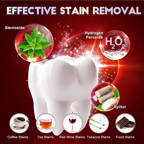 Teeth Whitening Strips Enamel-Safe 28 Strips 14 Treatments Non-Slip Exp: 10/26 - Picture 4 of 9
