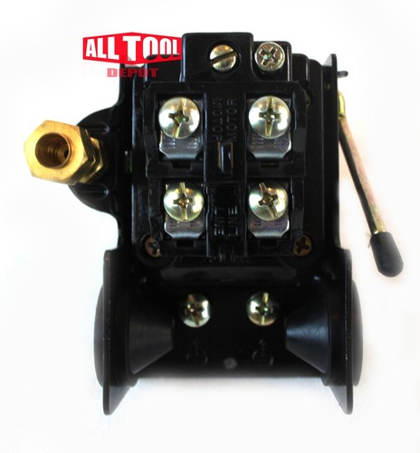 Replacement Air Compressor Pressure Switch, L1, 1 port, 95-125 PSI, 25 Amp - Picture 4 of 5