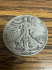 1942 S Walking Liberty Half Dollar VF Condition 90% Silver