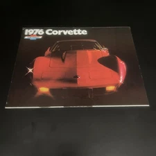 1976 CHEVROLET CORVETTE SALES BROCHURE STINGRAY COUPE 