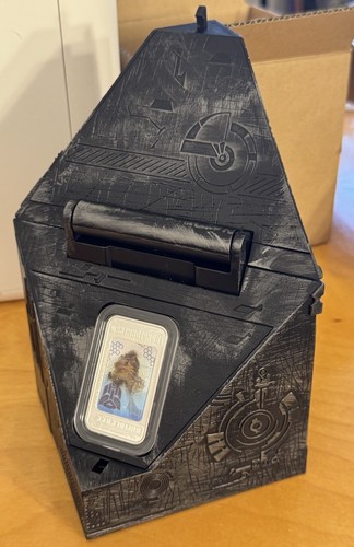 2014 Tuvalu $1 999 Fine Slver Transformers Bumblebee OMP Proof Rectangle Coin - Picture 13 of 18