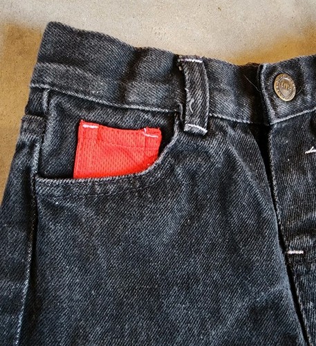 BLAC LABEL BLACK JEAN SHORTS~SIZE 24m Months~BABY TODDLER KIDS~BASKETBALL~305 - Picture 3 of 5