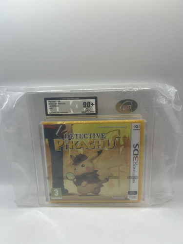 Nintendo 3DS Detective Pikachu 2018 sellado graduado UKG 90+ MT dorado sin circular - Imagen 10 de 10