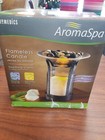 Homedics AromaSpa Flameless Candle Aroma Oil Diffuser & 2 Soothing Scents. NEW!
