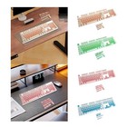 Tastenkappen-Set, 132 Tasten, leicht, robust, bequem zum Tippen, niedlich,