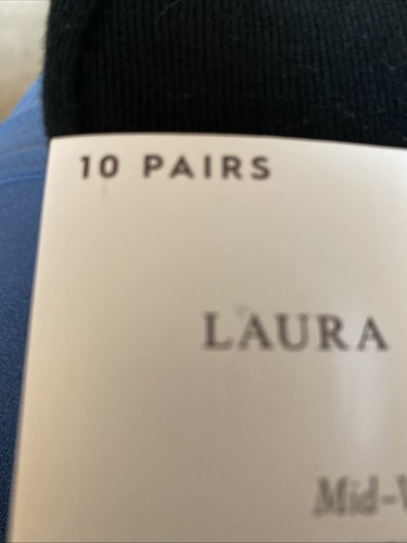 Laura Ashley Womens Socks No Show 10pairs liner with gripper shoe size 4 -10 - Picture 7 of 8