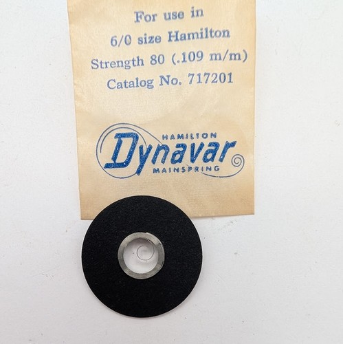 Hamilton Factory Hauptfeder für 6/0s Hamilton No. 717201 - Legierung - Bild 2 von 2