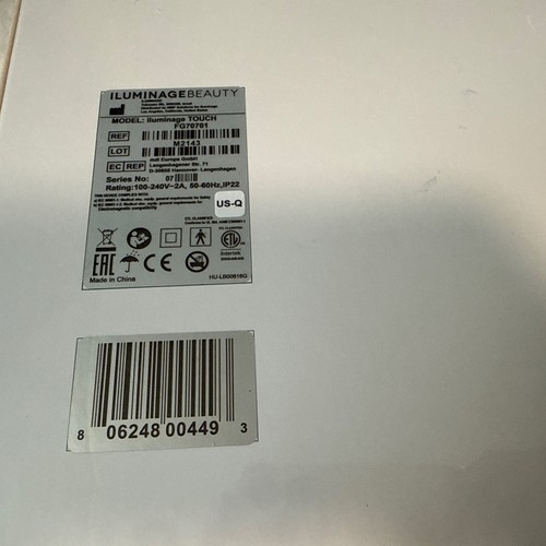 Depilación permanente para el hogar iluminage Touch FG70701 sellada de fábrica - Imagen 4 de 5