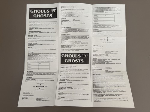 Jeu Ghouls’n’ Ghosts Amstrad CPC 6128 Disk - Afbeelding 7 van 12
