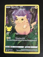 Pikachu 005/025 Pokemon 25th Anniversary Celebrations Full Art Holo Rare Art NM