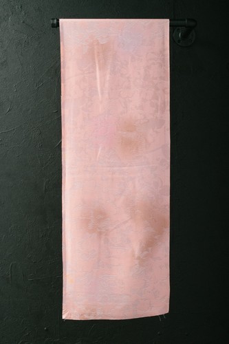 Japanese Fabric Silk Textile Vintage Kimono BORO Antique Patch Dyed 38"/KIN69/60 - Picture 6 of 10
