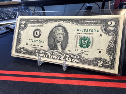 😎 2013 FEDERAL RESERVE NOTE 2 $ TWO DOLLAR BILL (RICHMOND “ E “ ) UNC - Bild 3 von 7