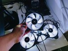 Corsair RGB fans 120mm and USB-HUB 6 set black forward 