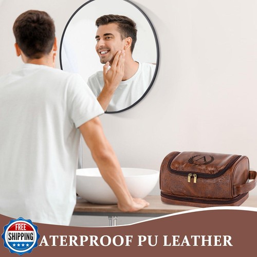 Aganmi Travel Essentials Zubehör Kulturbeutel Anfangsbuchstabe zum Aufhängen für - Bild 5 von 5