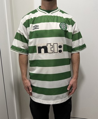 Celtic FC Umbro シャツ Vintage Fc Celtic 1999 2000 2001 Home Jersey Shirt Soccer
