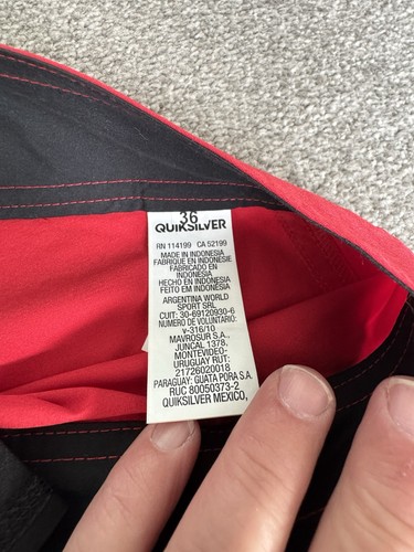 Quicksilver Men's Shorts W36 - Picture 2 of 3