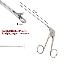 Duckbill Basket Punch 4.5mm straight | Knee Arthoscopic Punches Striaght