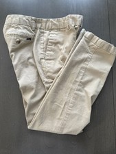 Polo Ralph Lauren Chino Pants Khaki Flat Front Youth Sz 10 Preppy Casual