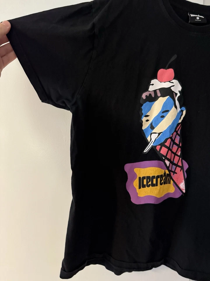 Camiseta negra XL Billionaire Boys Club X Ice Cream The Face It Foto 2 de 4