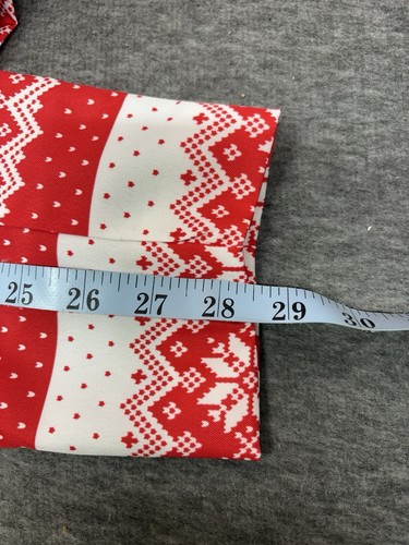 Life of the Party Herren LED LIGHT-UP 3-teiliger Weihnachtsanzug Urlaub ROT Größe Medium - Bild 11 von 13