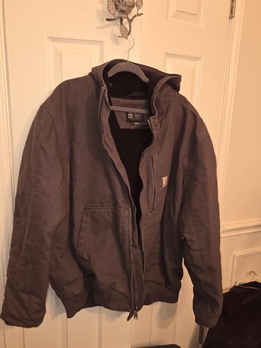 Carhartt Full Swing Washed Duck Fleece Foderato Giacca Attiva Vestibilità Larga -4xl - Foto 3 di 10