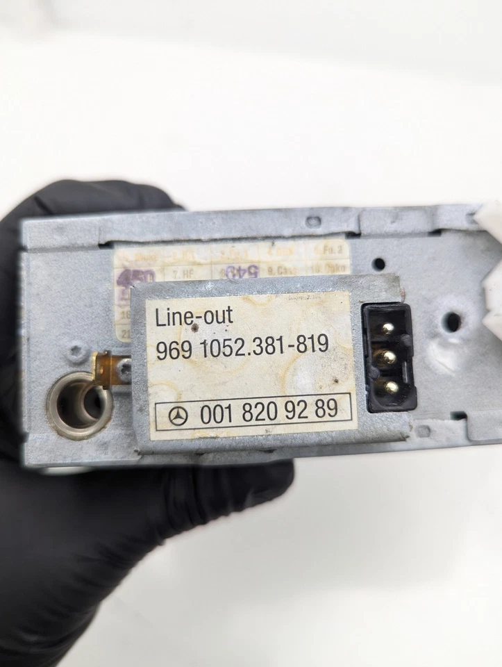 91-93 梅赛德斯 R129 500SL 300SL 收音机调谐器 放大器 0018209289 — 第 4/4 张图片