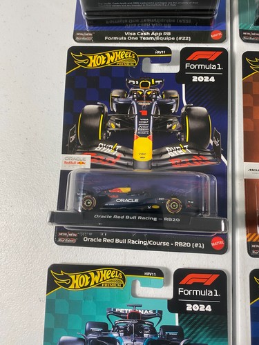 Hot Wheels 2025 Premium Formel 1 2024 Saison F1 Mix Sets mit 6 Autos, HRV11-956G - Bild 5 von 10