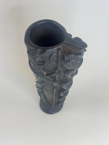 Jarrón Sumerio Raro del Príncipe Gudea, Reproducción Oficial Estampada en el Louvre, Único - Imagen 6 de 9