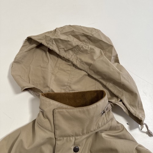 Chaqueta de Pana Lacoste De Colección Para Hombre L Marrón Con Capucha Reversible Cremallera Completa Años 80 90 - Imagen 12 de 13