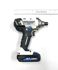HART [HPID01VN] 20V 1/4" Impact Driver Kit w/ [1] 2.0Ah Battery Tested Great!