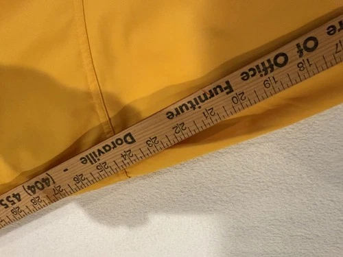Cutter & Buck Windbreaker Mens M Jacket Y2K Yellow Full Zip Weathertec image 9