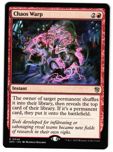 Chaos Warp 48 - NM - Commander: Aetherdrift  R - Picture 1 of 2