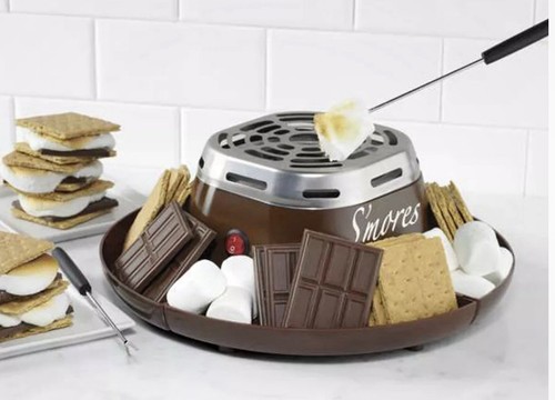 S'MORES KIT von Nostalgia SMM200 Indoor Elektrischer Edelstahl S'mores Maker - Bild 2 von 3