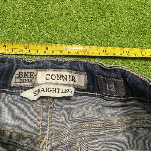 BKE Buckle Boys Youth Conner Straight Leg Adjustable Waist Regular Jeans Sz 12 - Picture 7 of 11